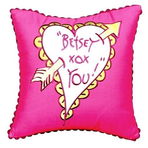 Betsey Johnson Bedding Garden Variety Xoxo Accent Pillow 50 Liked On Polyvore Featuring
