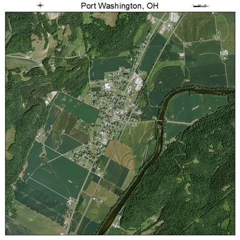 Aerial Photography Map Of Port Washington Oh Ohio