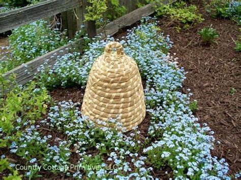 Country Cottage Primitives Bee Skeps Colonial Garden Bee Skep