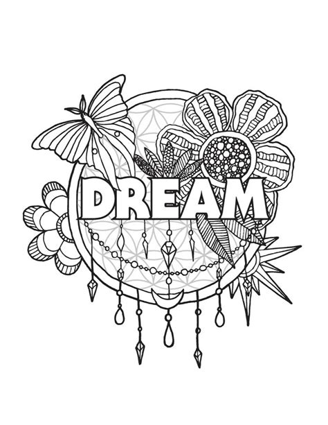 Dream Coloring Page