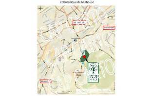 Plan De Localisation Du Zoo De Mulhouse Cap Carto