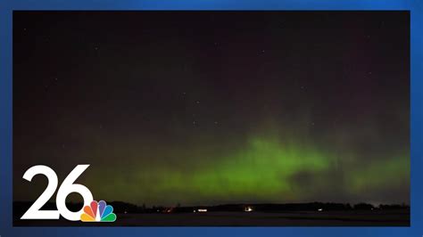 Northern Lights Visible From Wisconsin Youtube