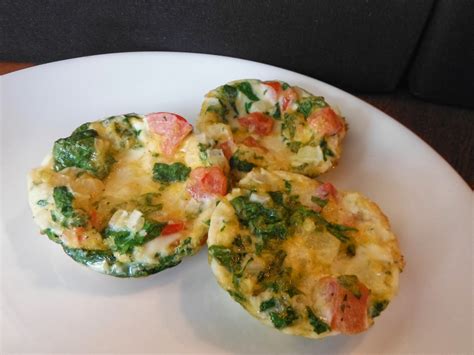 Loving Life Spinach Tomato Egg White Cups