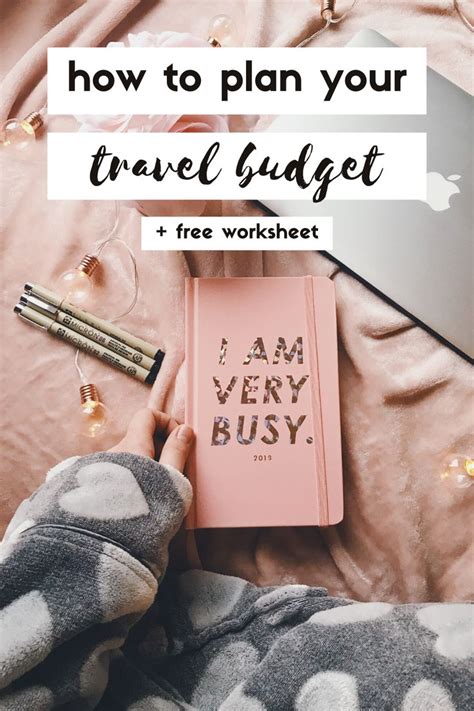 How To Plan Your Travel Budget Free Worksheet Travel Budget Planner