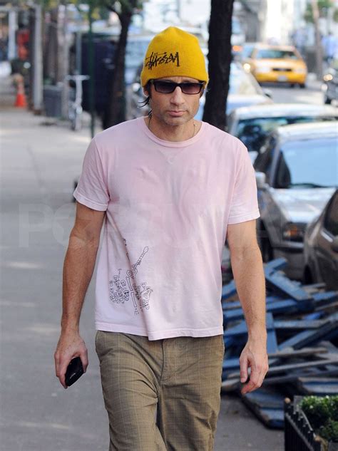 Photos Of David Duchovny Jogging In New York City After Recent Release