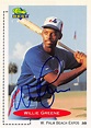 Willie Greene autographed Baseball Card (Minor League, FT) 1991 Classic ...