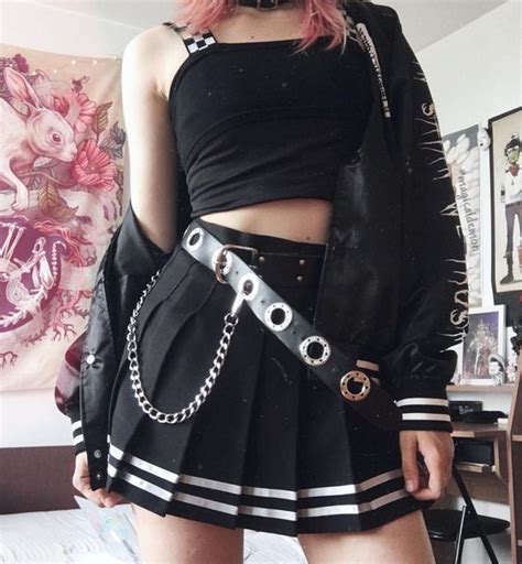 Follow Me For More Like This Pint ️ Milkybambi Edgy Outfits Edgy