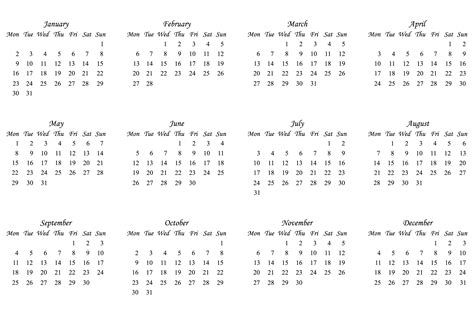 12 Month Calendar 2023 Free Printable Imagesee