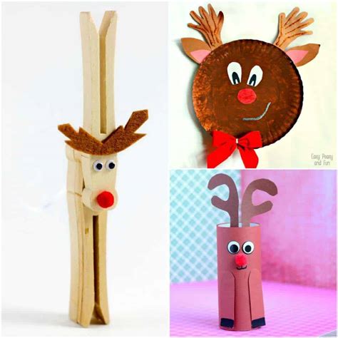 21 Simple And Easy Reindeer Crafts For Kids · The Inspiration Edit