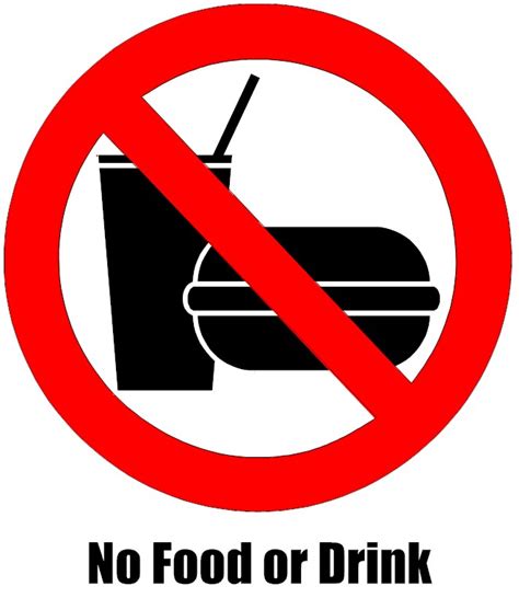 No Food Signs Clipart Best
