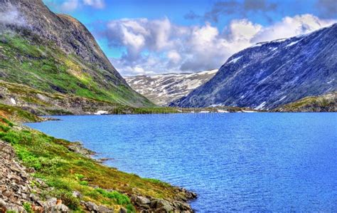 View Of Djupvatnet Lake From Dalsnibba Mountain Norway Stock Image