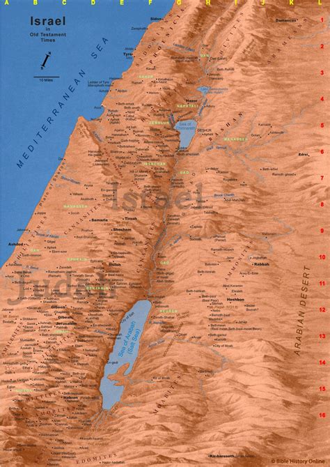 City Of Moab Map Of Ancient Israel Old Testament Maps Bible Study