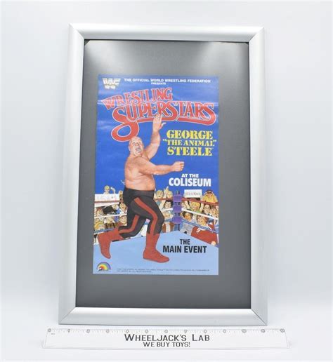 George The Animal Steele 12x75 Original Poster 1985 Wwf Ljn Wrestling