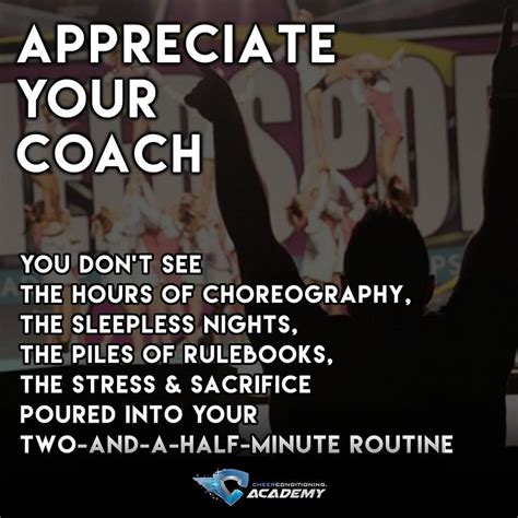 Tag Your Coach To Let Them Know You Appreciate Them Cheer