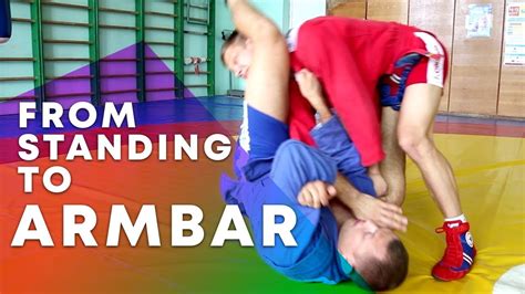 How To Apply An Arm Bar From Standing Quickly Youtube