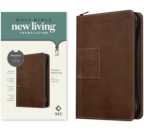 Nlt Thinline Reference Zipper Bible Filament Enabled Edition