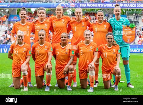 Netherlands Womens National Football Team Pose For A Photo During The 2019 Fifa Womens World