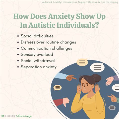 Autism And Anxiety Connections Support Options And Tips For Coping