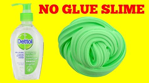 Dettol Sanitizer Slime How To Make Slime With Dettol No Glue Slime