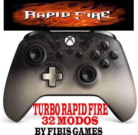Controle Turbo Rapid Fire Xbox One 32 Modos Phanton Black R 48900