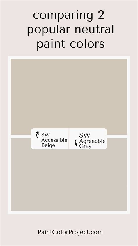 Agreeable Gray Vs Accessible Beige Let S Compare The Paint Color