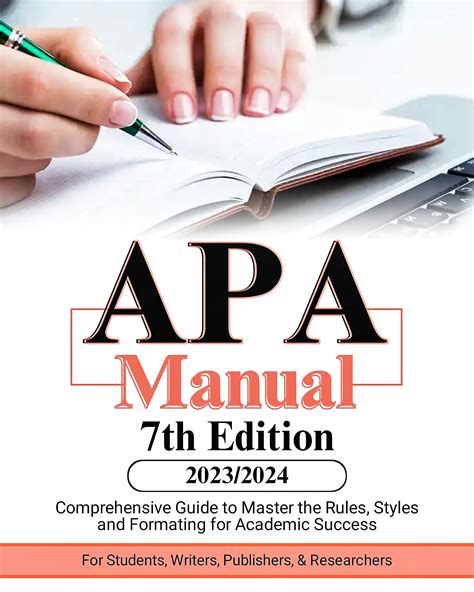 Apa Manual 7th Edition 2023 2024 Comprehensive Guide To Master The