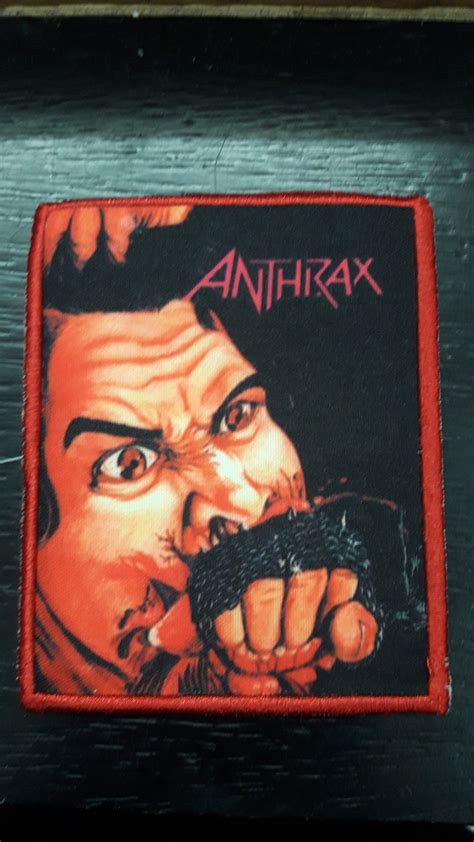 Parche Anthrax Fistful Of Metal Sublimado Volumen