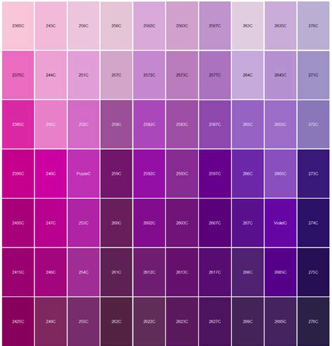 Unique Purple Pantone Color Chart Apricot