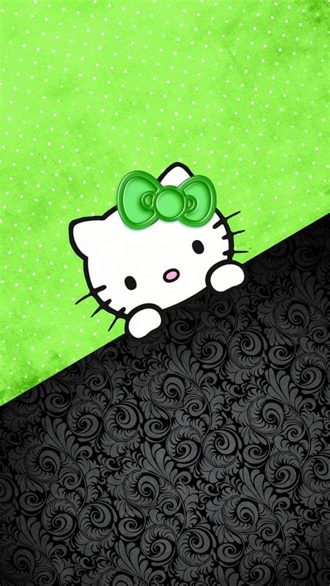 Green Hello Kitty Wallpapers Top Free Green Hello Kitty Backgrounds