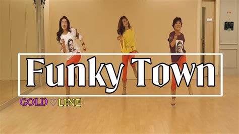funky town line dance beginner 윤 은희 eun hee yoon youtube