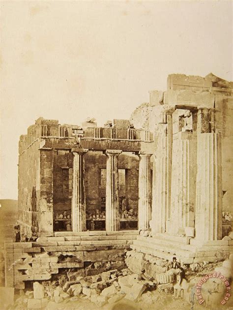 James Robertson The North Wing Of The Propylaea From The Southwest