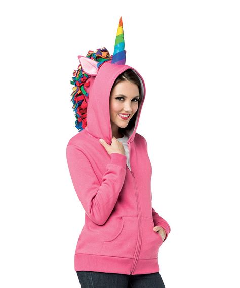 Hot Pink Unicorn Zip Up Hoodie Unicorn Costume Kids