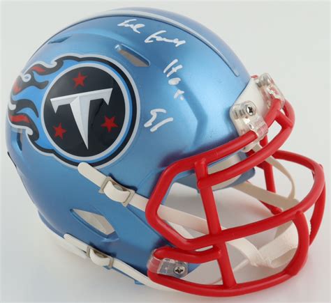 Earl Campbell Signed Titans Flash Alternate Speed Mini Helmet Inscribed