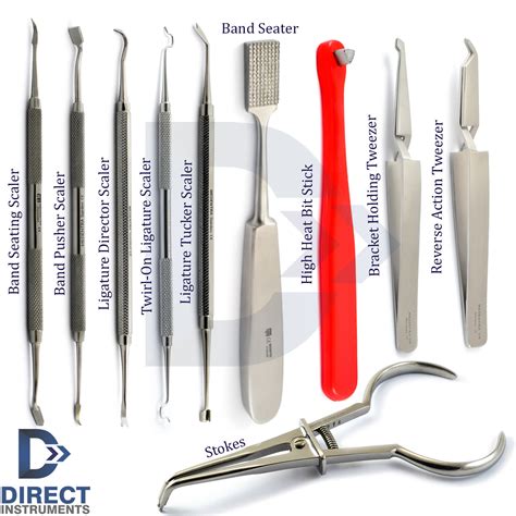 Dental Orthodontic Instruments Kit Band Placement Separator Bracket