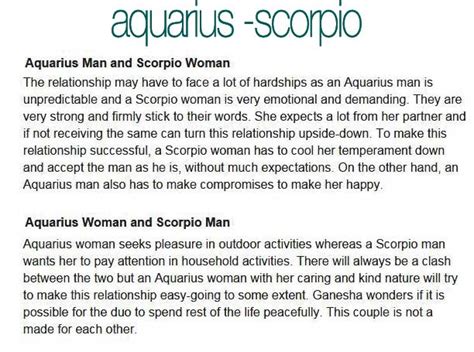 He appreciates this drive and willpower. 12 Quotes about SCORPIO - AQUARIUS Relationships | Scorpio ...