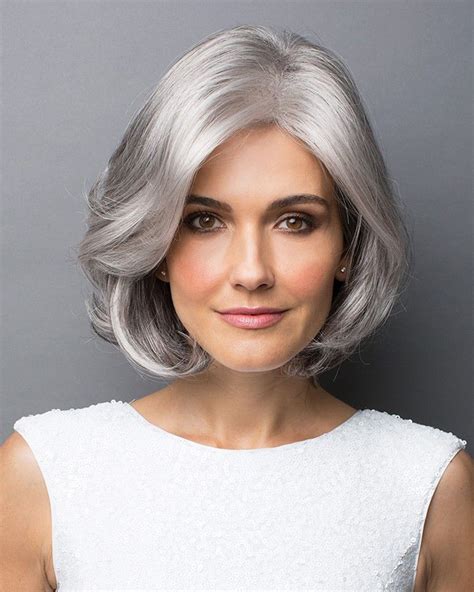 Lace Front Mono Top White Wigs For Older Ladies Best Wigs Online Sale