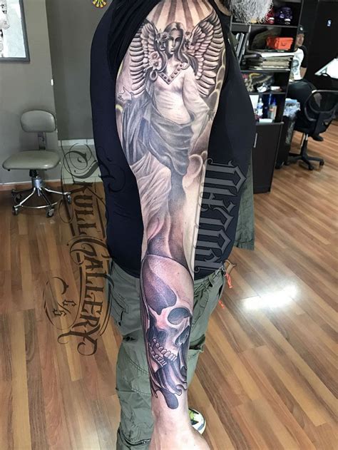 Angel And Skull Tattoo