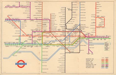 London Underground Tube Map Plan Epping Ongar South Acton Harry