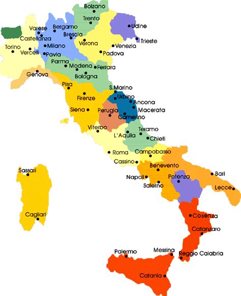 Italiana Cartine Regioni Italiane Idee Cartina Geografica Mondo