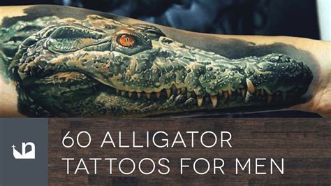 Well you're in luck, because here they come. 60 Alligator Tattoos For Men - YouTube