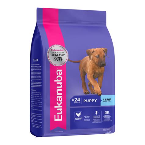 Track your dog's development with our monthly tips on nutrition and health, tailored to your dog's age and breed size. Eukanuba Puppy Large Breed | Pet Plus