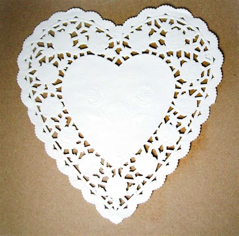 Paper Heart Doilies Crafts