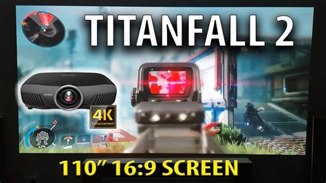 Epson 6040ub 9300 4k Projector Titanfall 2 With Xbox
