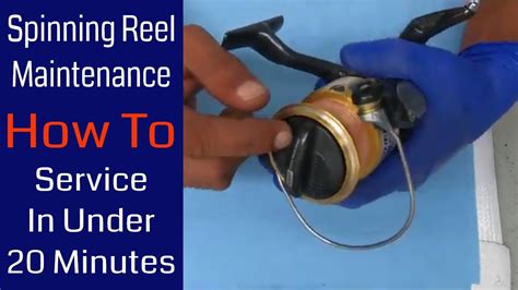How To Service Your Spinning Reel In Under 20 Minutes Fishing Reel