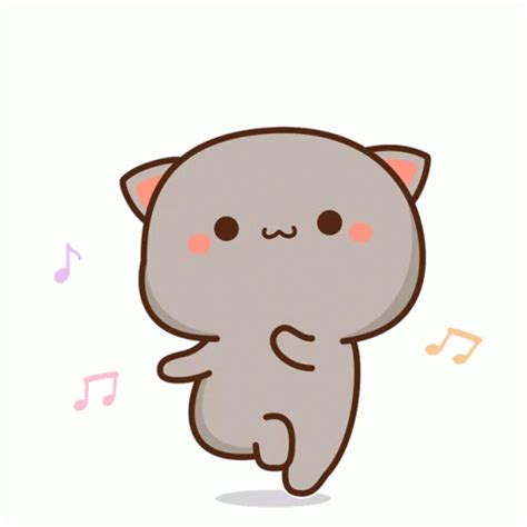Happy Dancing Gif Happy Dancing Cute Discover Share Gifs Kawaii Cat Drawing Cute Anime