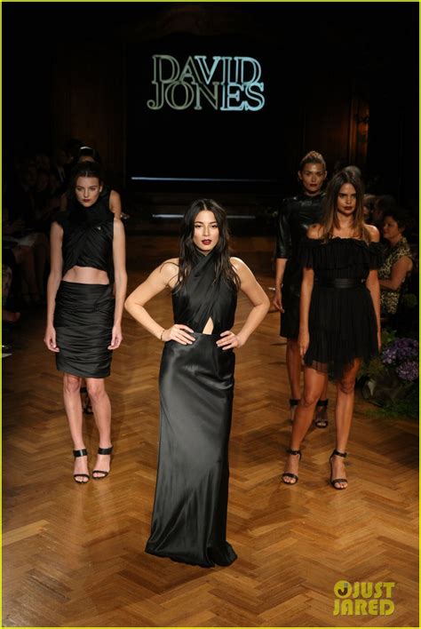 Photo Jessica Gomes Hits The Runway For David Jones Collection Launch