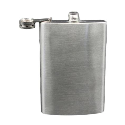 Stainless Steel Aluminum Hip Flask For Storing Whiskey Brandy 1 18 Oz