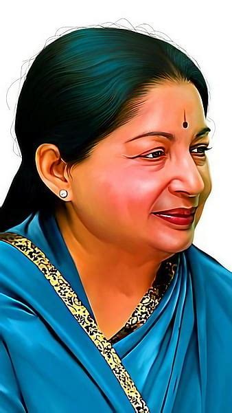 J Jayalalitha Painting Art Politician Actress Amma Hd Phone