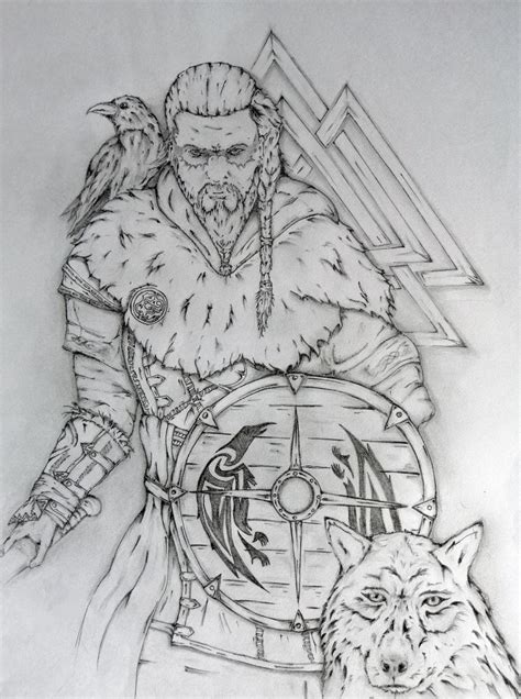 I Tried To Draw Eivør From Ac Valhalla Hope You Like It R