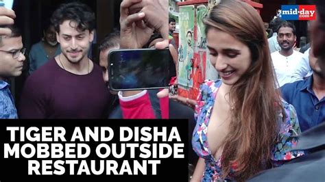 Tiger Shroff And Disha Patani Get Mobbed Outside A Restaurant